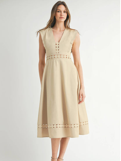 Sleeveless Midi Dress