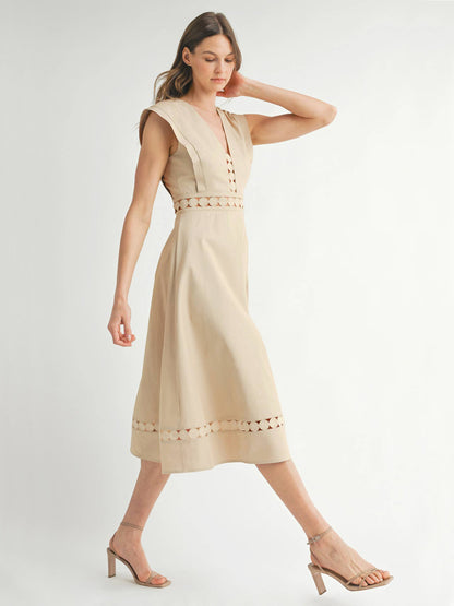 Sleeveless Midi Dress