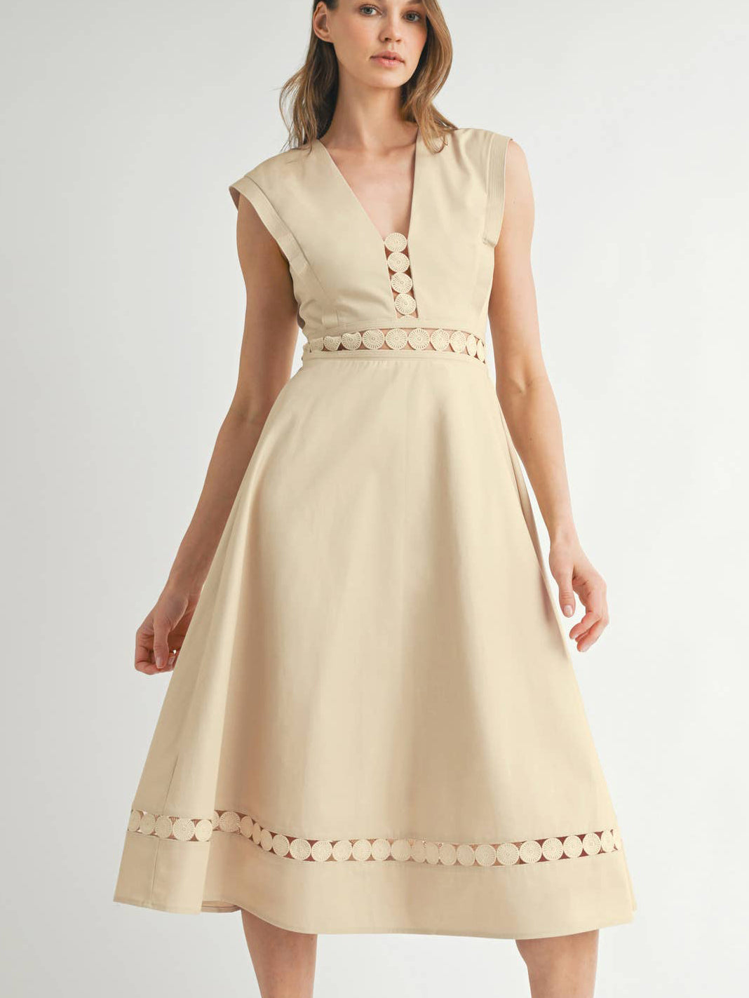 Sleeveless Midi Dress