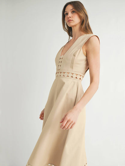 Sleeveless Midi Dress